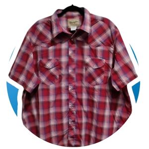 Wrangler men's 2xl western snap shirt size 2XL